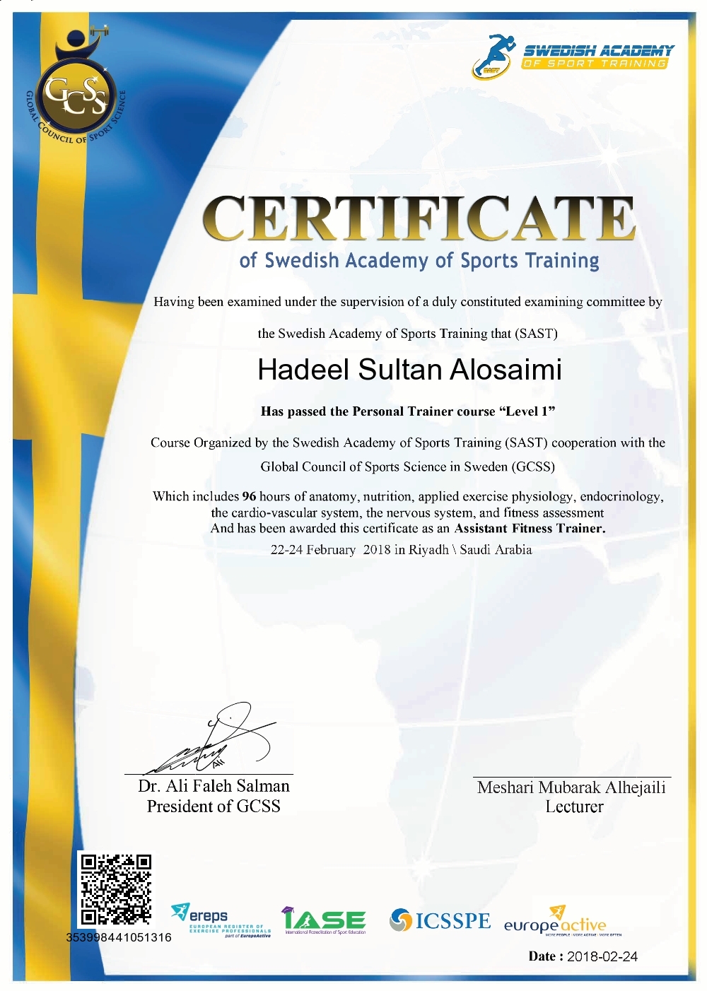 Hadeel Sultan Alosaimi
